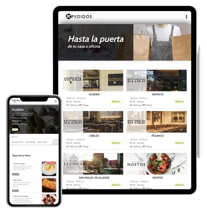 Software para restaurantes y retaíl 8 Pedidos en línea para restaurantes