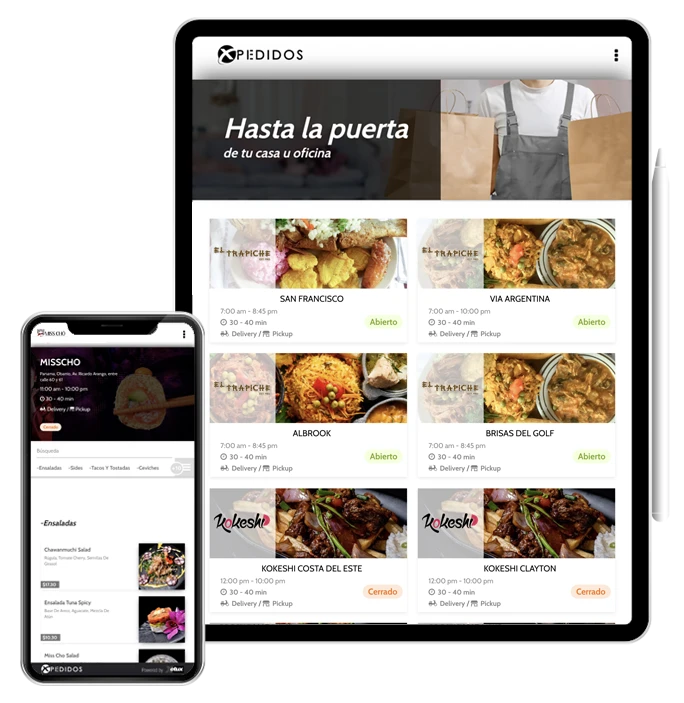 Software para restaurantes y retaíl 8 Pedidos en línea para restaurantes